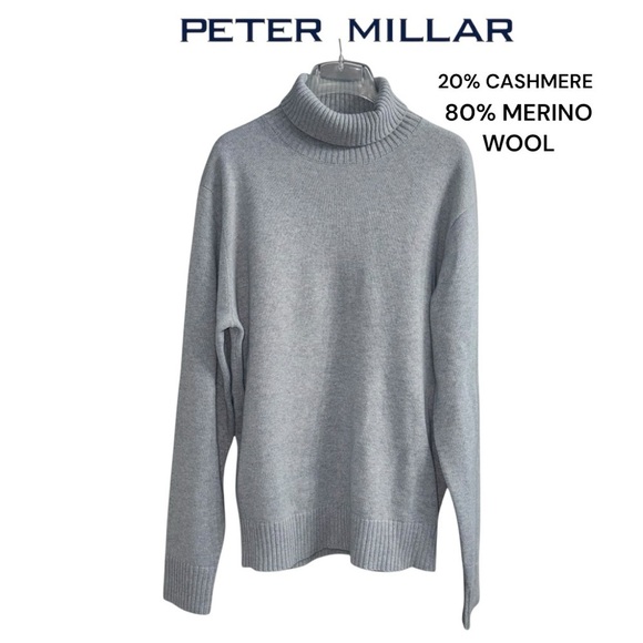 Peter Millar Tops - Peter Millard Crown Crafted (NWT) Wool & Cashmere Blend Sweater Size Large